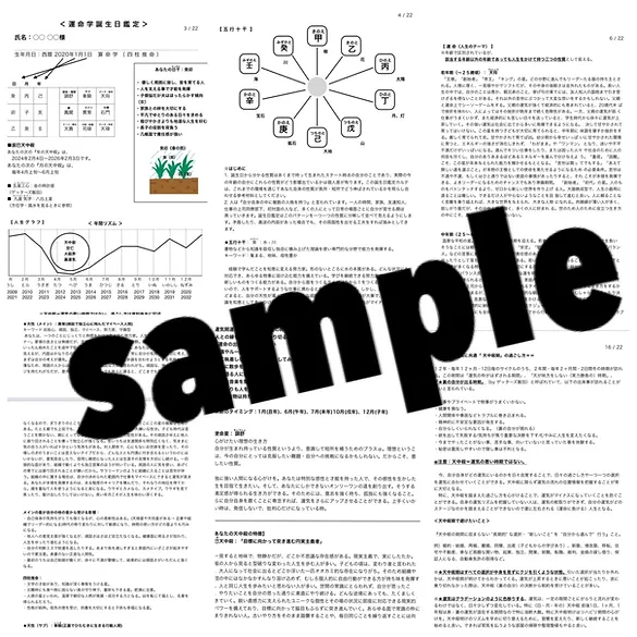 鑑定書のサンプルです